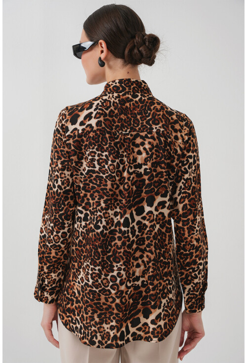 3721 Grafik Desenli Gömlek