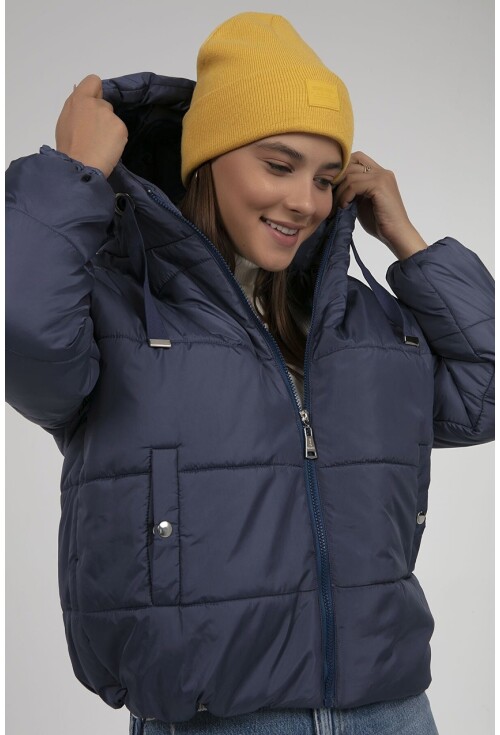 5117 Kapşonlu Şişme Mont