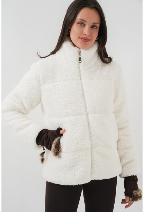 5178 Astarlı Peluş Mont