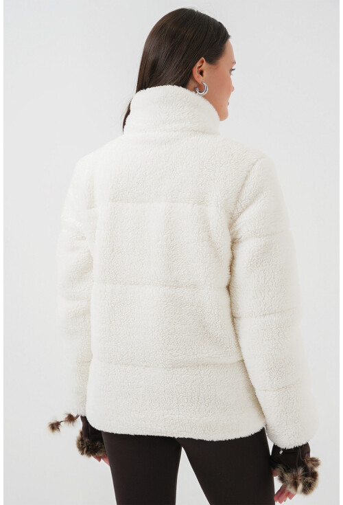 5178 Astarlı Peluş Mont