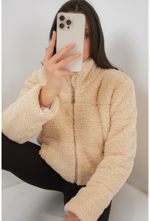 5178 Astarlı Peluş Mont