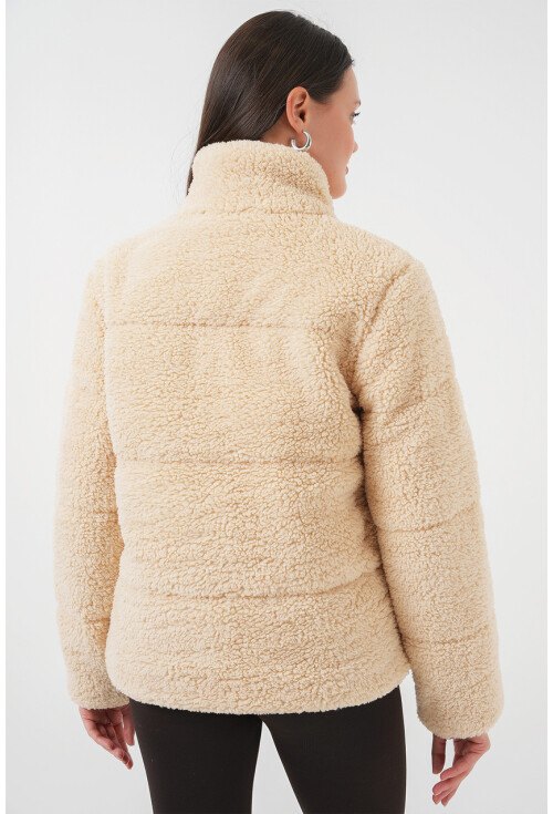 5178 Astarlı Peluş Mont