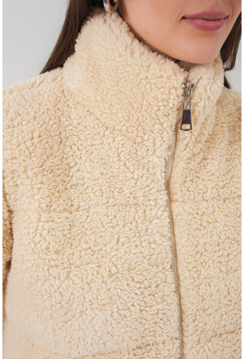 5178 Astarlı Peluş Mont