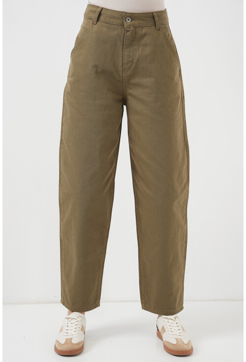 6703 Yüksek Bel Kot Pantolon