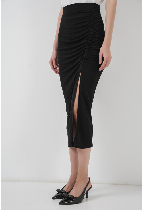 8033 Sandy Yırtmaçlı Etek