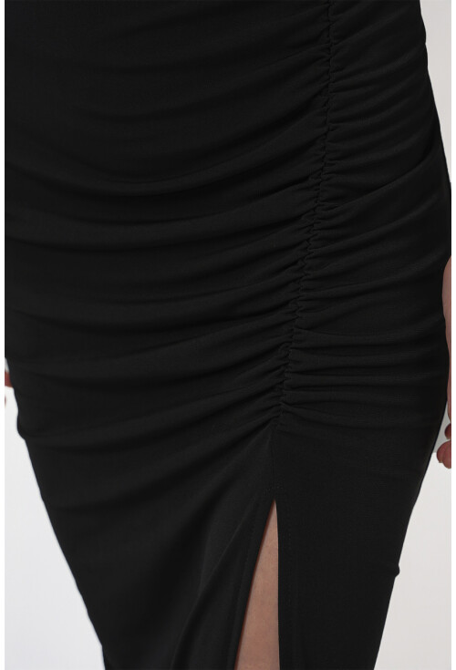 8033 Sandy Yırtmaçlı Etek