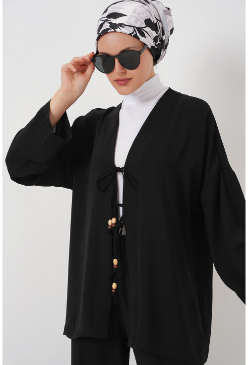 Kadın Ayrobin Kimono Pantolon İkili Takım 6739