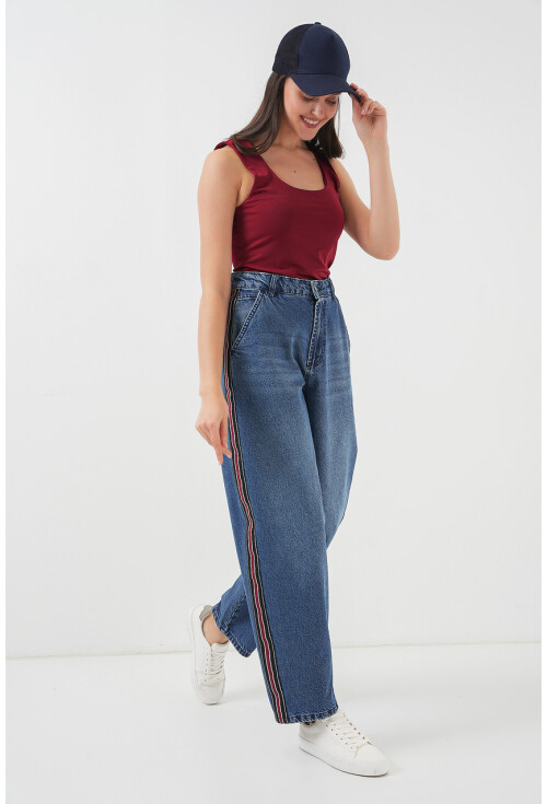 Kadın Baggy Kot Pantolon 6700