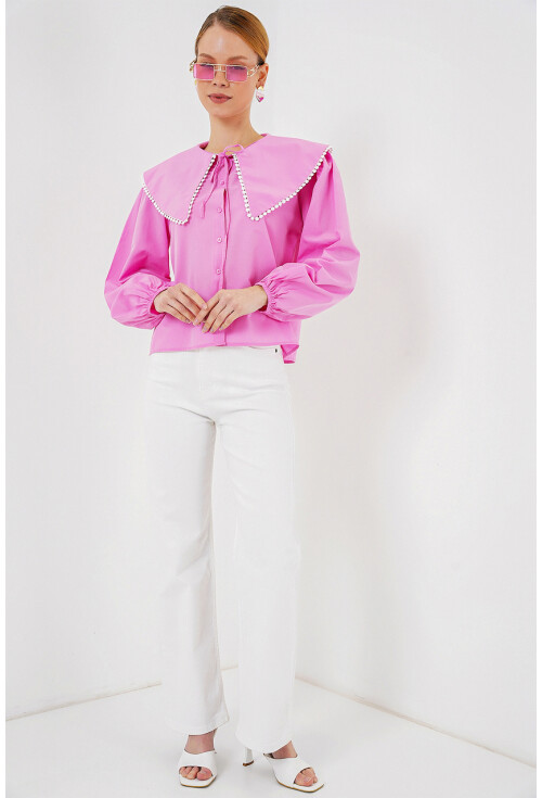 Kadın Bebe Yaka Gömlek 20314