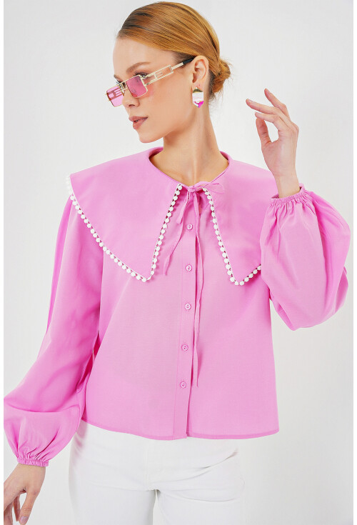 Kadın Bebe Yaka Gömlek 20314