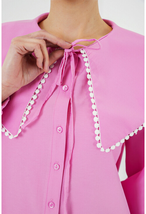 Kadın Bebe Yaka Gömlek 20314