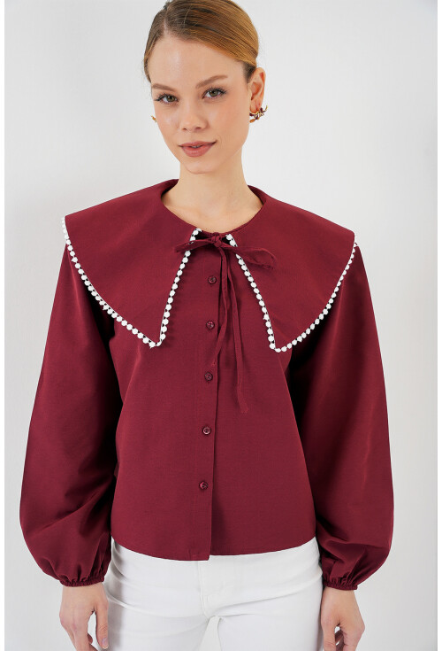 Kadın Bebe Yaka Gömlek 20314