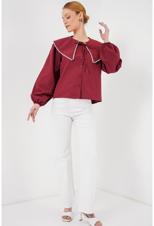 Kadın Bebe Yaka Gömlek 20314