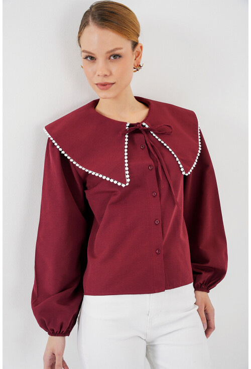 Kadın Bebe Yaka Gömlek 20314