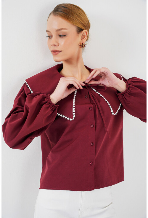 Kadın Bebe Yaka Gömlek 20314
