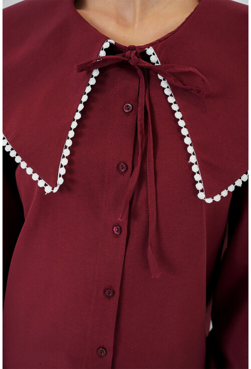 Kadın Bebe Yaka Gömlek 20314