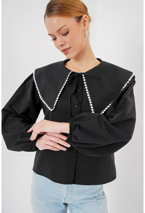 Kadın Bebe Yaka Gömlek 20314