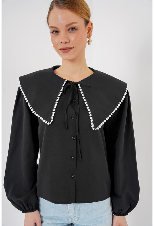 Kadın Bebe Yaka Gömlek 20314