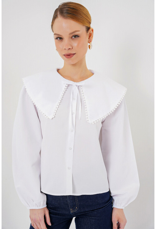 Kadın Bebe Yaka Gömlek 20314