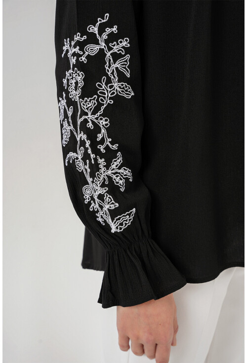 Kadın Nakışlı Örme Bluz 941