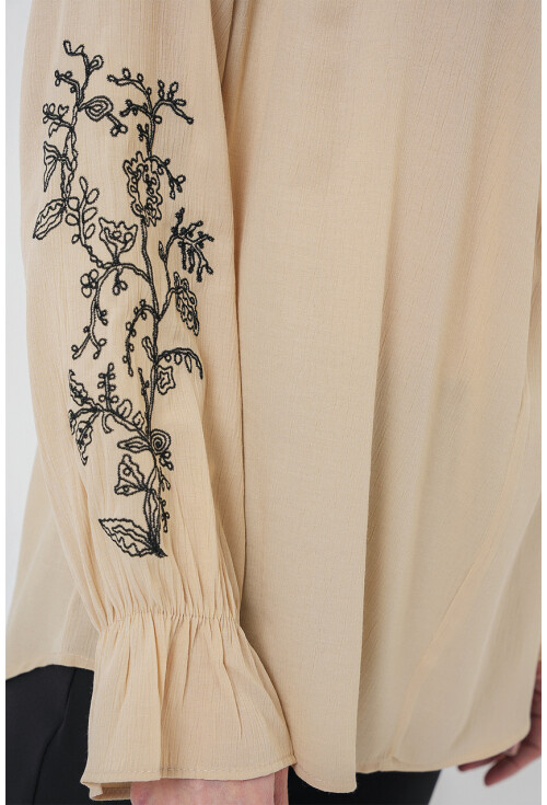 Kadın Nakışlı Örme Bluz 941