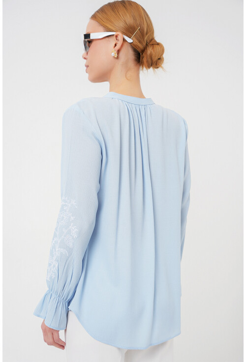 Kadın Nakışlı Örme Bluz 941