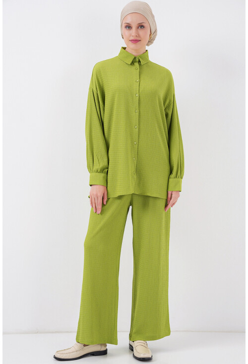 Kadın Örme Tesettür Alt Üst Takım 6711