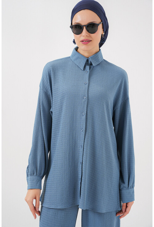 Kadın Örme Tesettür Alt Üst Takım 6711