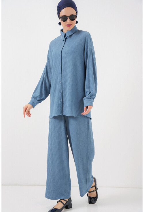 Kadın Örme Tesettür Alt Üst Takım 6711