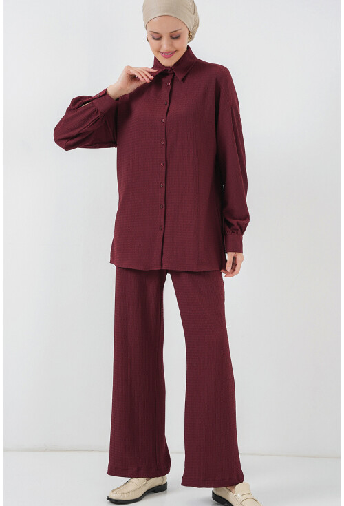 Kadın Örme Tesettür Alt Üst Takım 6711