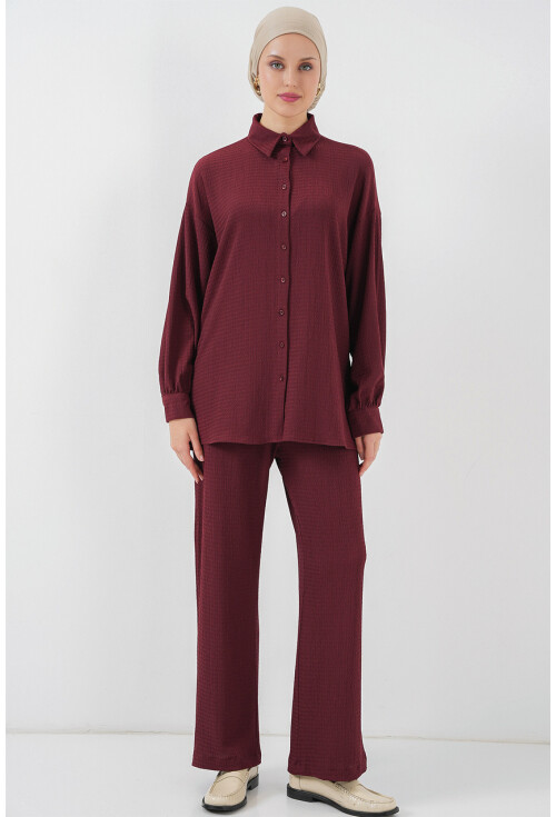 Kadın Örme Tesettür Alt Üst Takım 6711