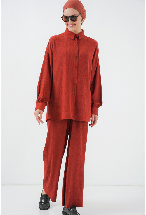 Kadın Örme Tesettür Alt Üst Takım 6711