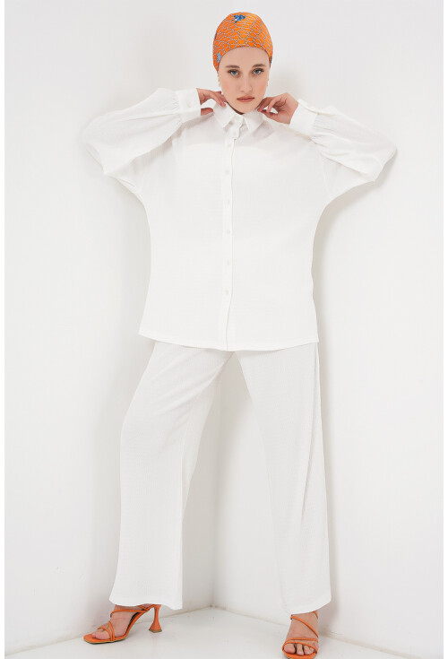 Kadın Örme Tesettür Alt Üst Takım 6711