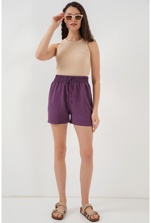 Kadın Rahat Kalıp Şort 5327