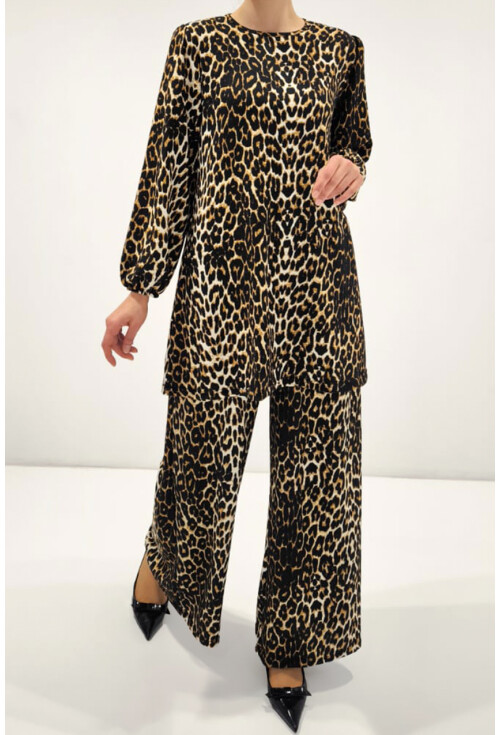 Kadın Tunik Pantolon Alt Üst Takım 6663