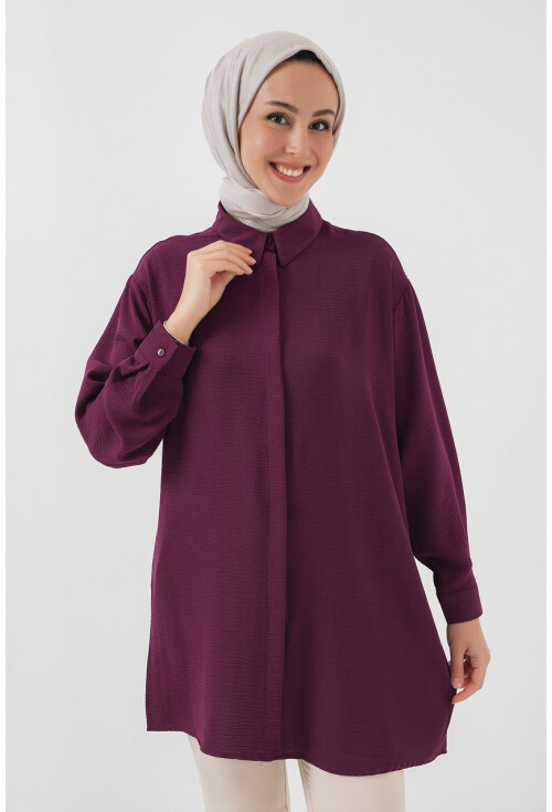 Kadın Uzun Gömlek Tunik 5945
