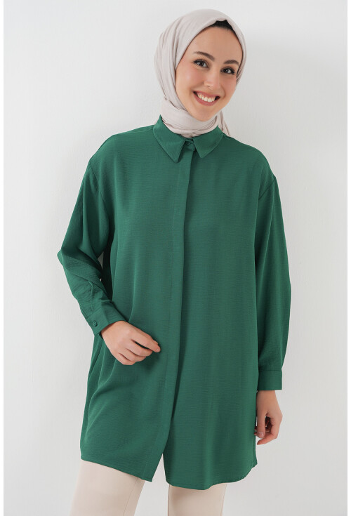 Kadın Uzun Gömlek Tunik 5945