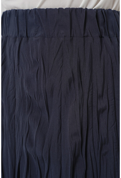 Kadın Uzun Kırışık Etek 8042