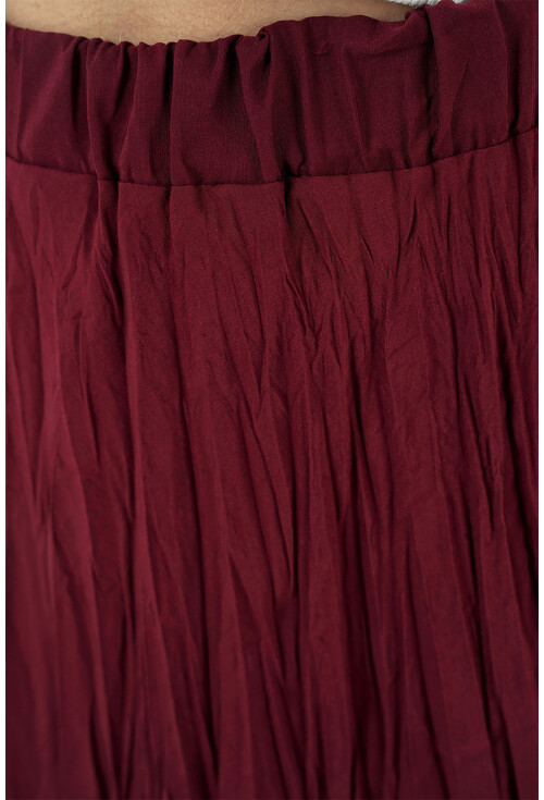 Kadın Uzun Kırışık Etek 8042