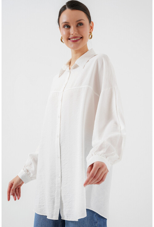 Kadın Uzun Oversize Gömlek 5965