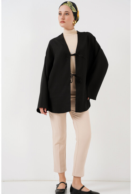 Keten Tesettür Kimono 5968