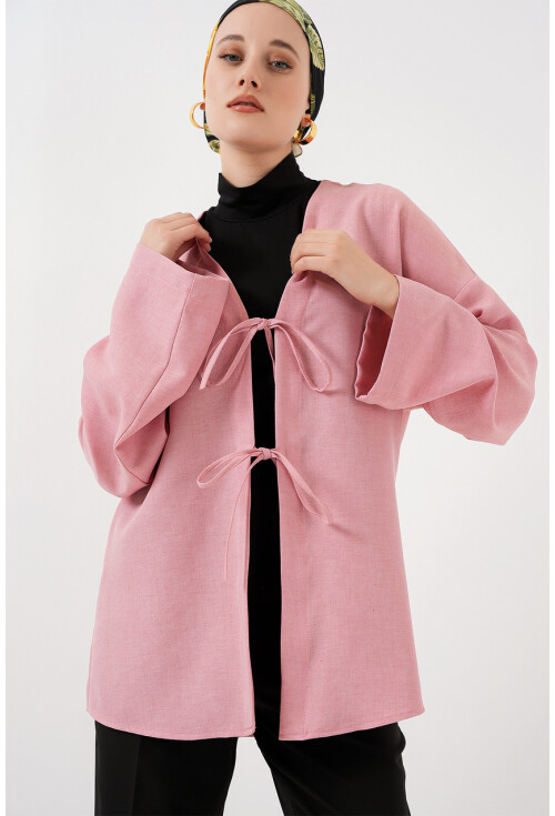 Keten Tesettür Kimono 5968