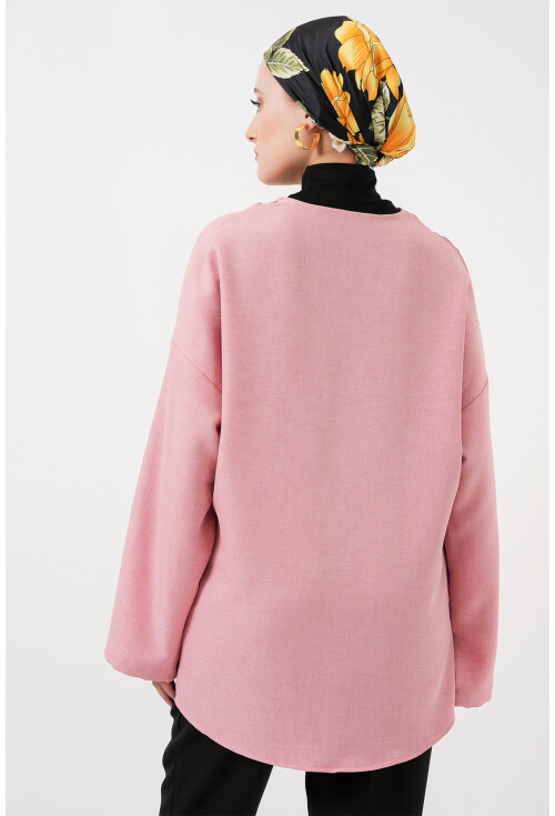 Keten Tesettür Kimono 5968