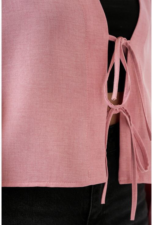 Önü Bağlamalı Keten Kimono 960