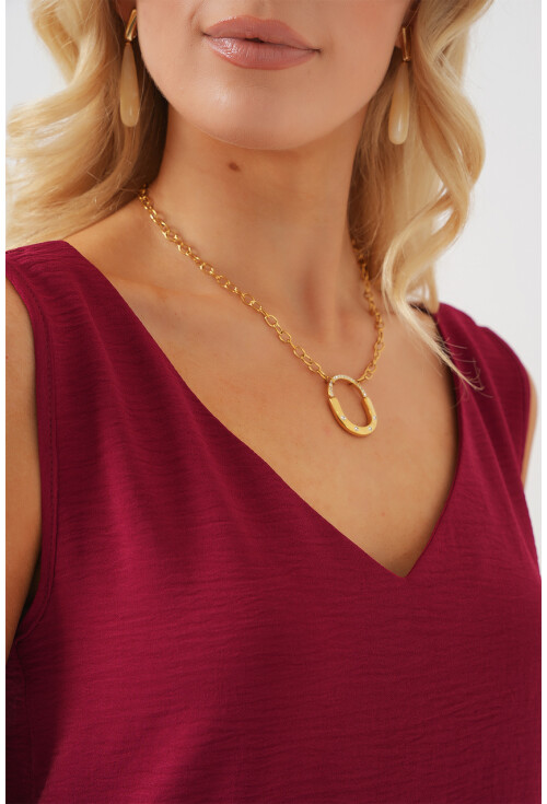 V Yaka Sıfır Kol Bluz 950