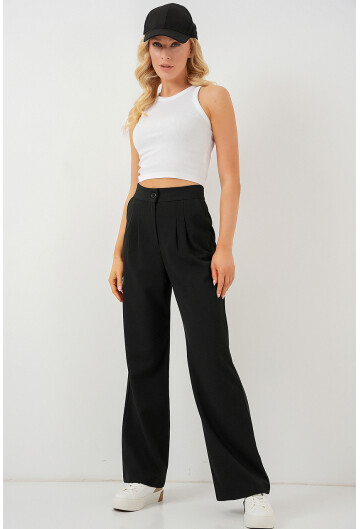 6638 Yüksek Bel Palazzo Pantolon