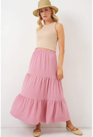 Kadın Ayrobin Uzun Etek 8048