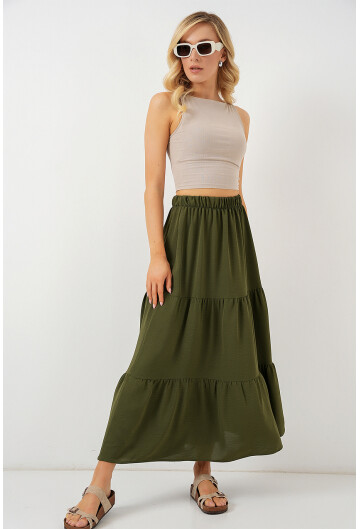 Kadın Ayrobin Uzun Etek 8048