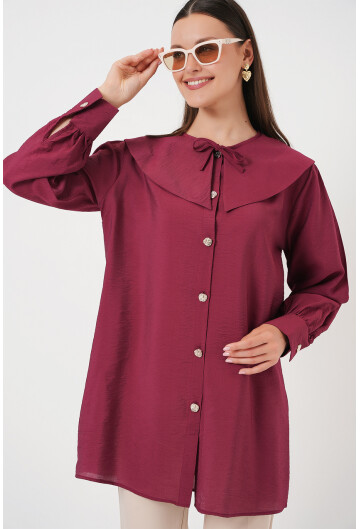 Kadın Bebe Yaka Uzun Tunik 5967