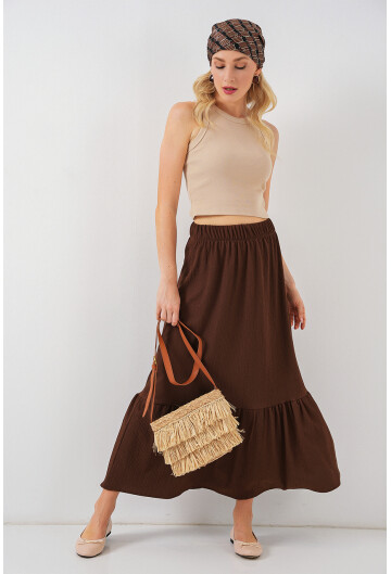 1886 Uzun Örme Etek